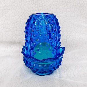 vintage Fenton glass fairy lamp